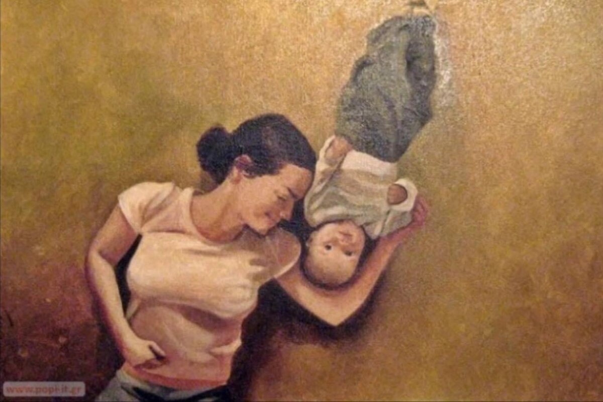 Моя мама родила меня в 17. Образ матери в живописи. Картина женщина с ребенком. Мать с ребенком живопись. Младенец картина.
