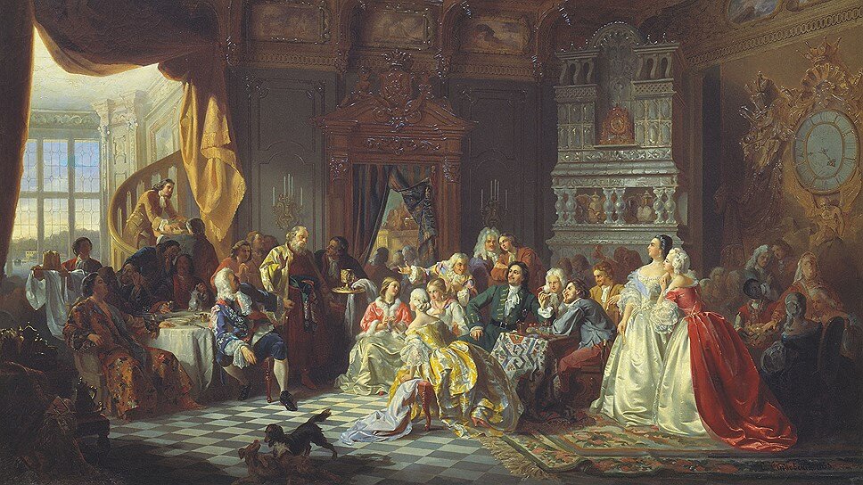 Станислав Хлебовский, «Ассамблея при Петре I»