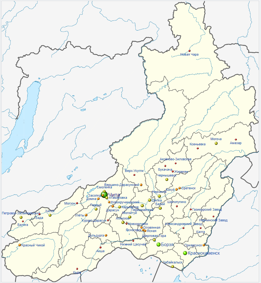 Карымская карта забайкальского края