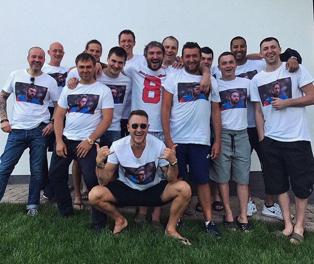    Мальчишник Александра Овечкина. Соцсети