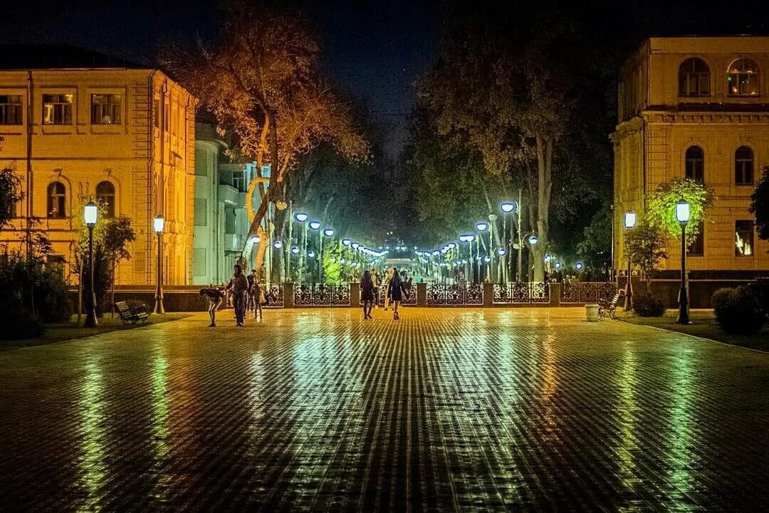 Ночной Ташкент