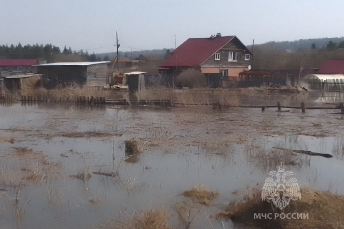    В одном из районов Забайкалья подтопило четыре дома