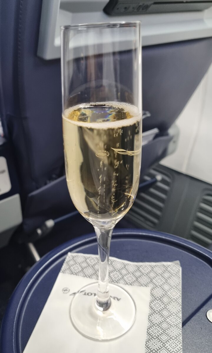 (Мой любимый элемент самолетного питания. Но сегодня, увы, командировка, поэтому билет в самый дешевый эконом и без любимого элемента 😪)