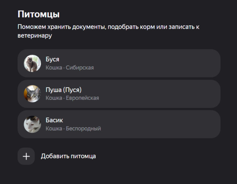 Мои питомцы.