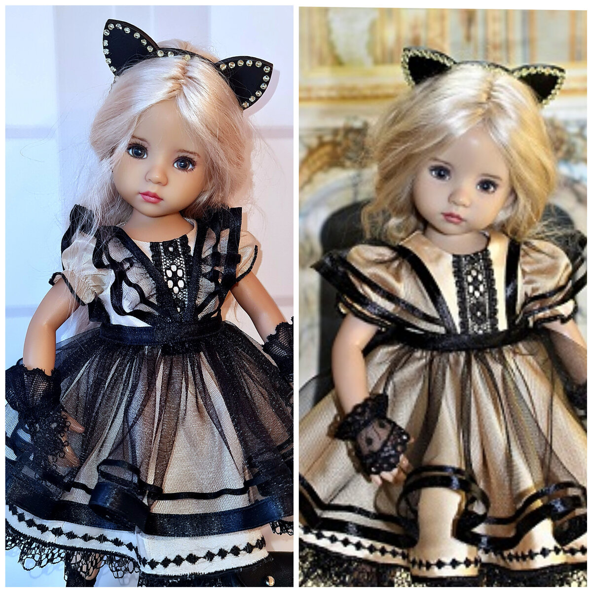 Две кошечки, такие одинаковые и такие разные