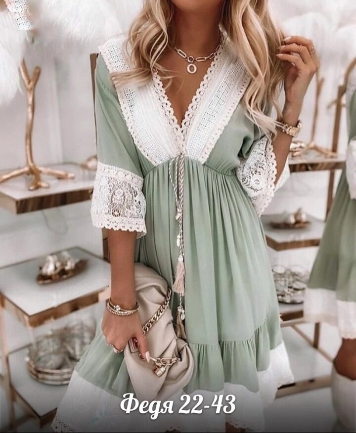 22-43 Садовод, женское платье на лето Картинка/Фото