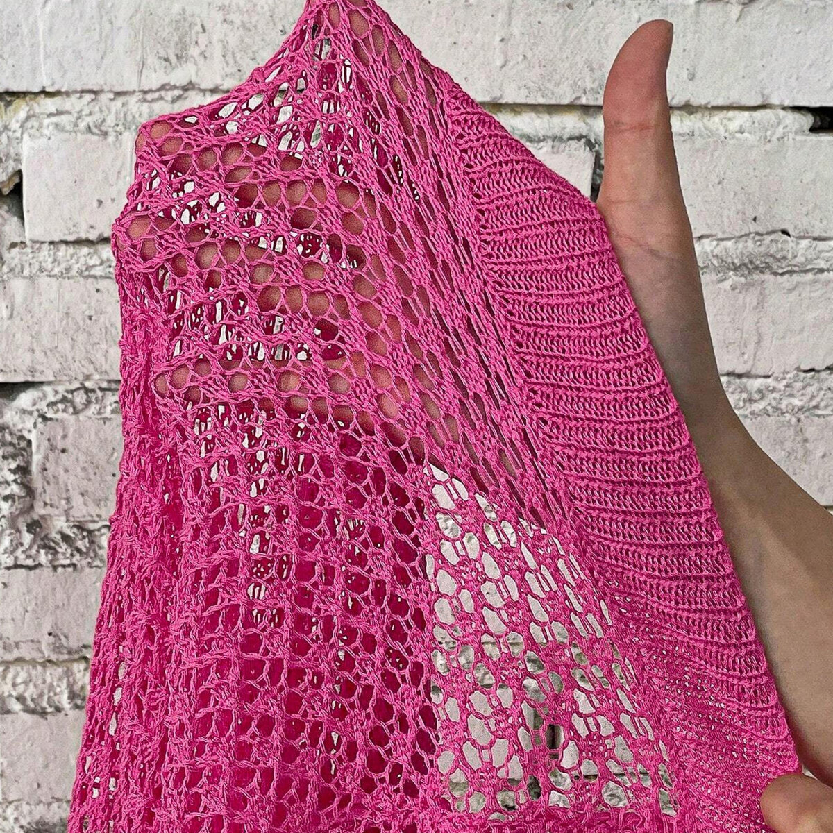 Привет, друзья мои! Подоспела моя новая партия «утащено с сайта Shein» — красивые ажурные джемперы, пуловеры и топы, которые можно запросто связать спицами.-11