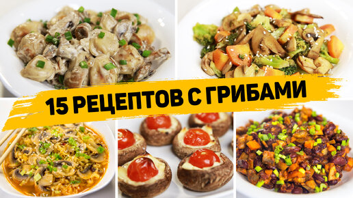 Download Video: 15 Рецептов с грибами на каждый день или праздничный стол - Вкусные рецепты