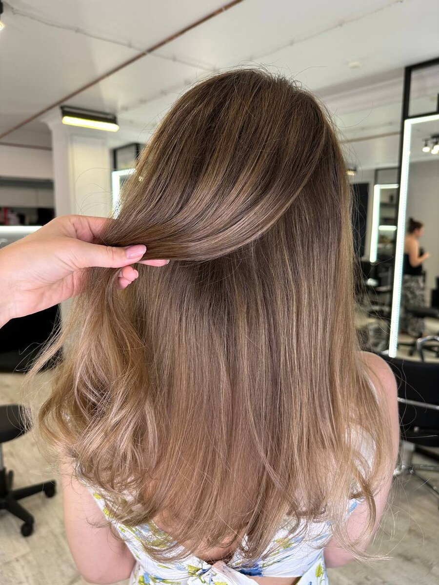 Работа стилиста Kosa Colour Studio.