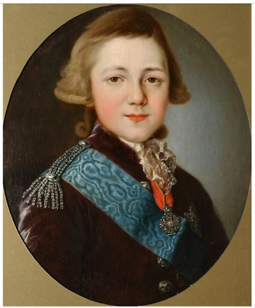 Великий князь Александр Павлович, 1791 г.