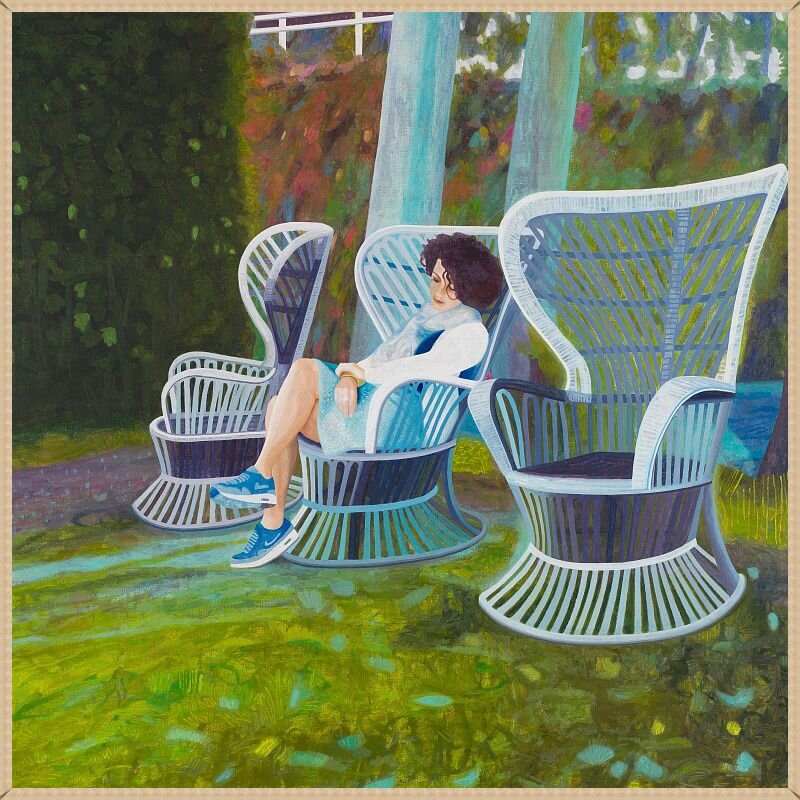 © Ханс Вандекеркхове (Hans Vandekerckhove). Кристина-12. (из цикла «Кристина»). 190х190 см. 2017