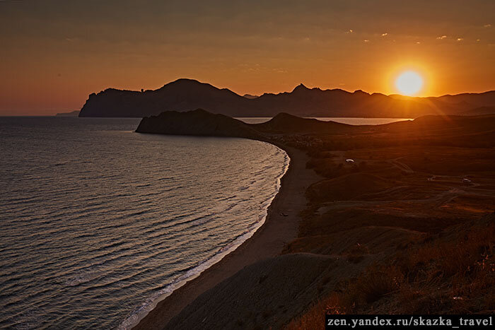 Закат, Чёрное море Крым