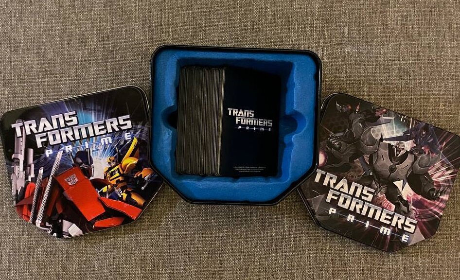 Коллекционные карточки «Трансформеры Прайм» и сундучок для хранения карт