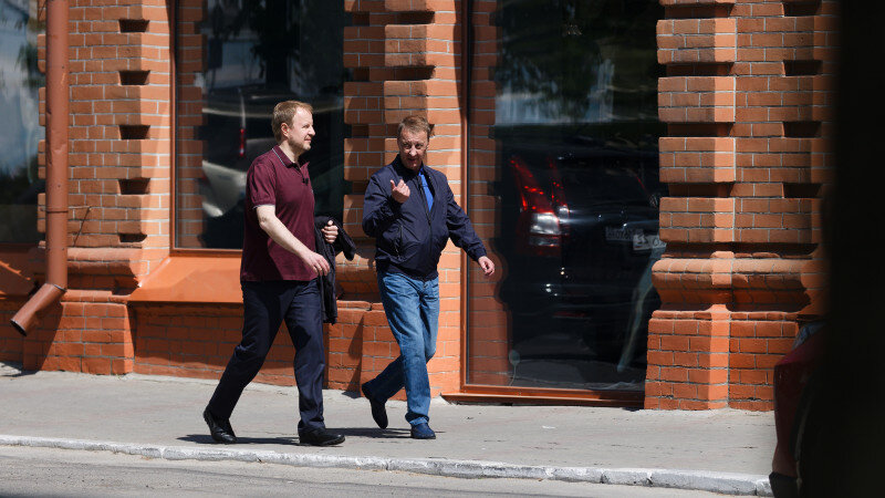     Виктор Томенко прогулялся с Вячеславом Франком. Антон Червяков