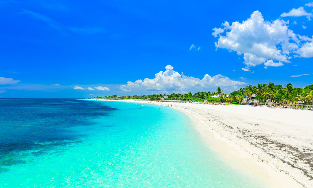 Белоснежные пляжи острова Кайо-Коко