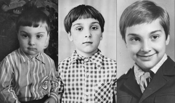 Михаил Горшенев в детстве 