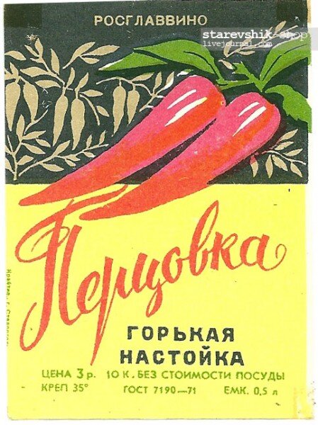 Домашняя настойка перцовка