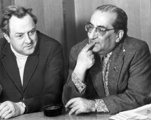 Владислав Стржельчик  и Георгий Товстоногов
