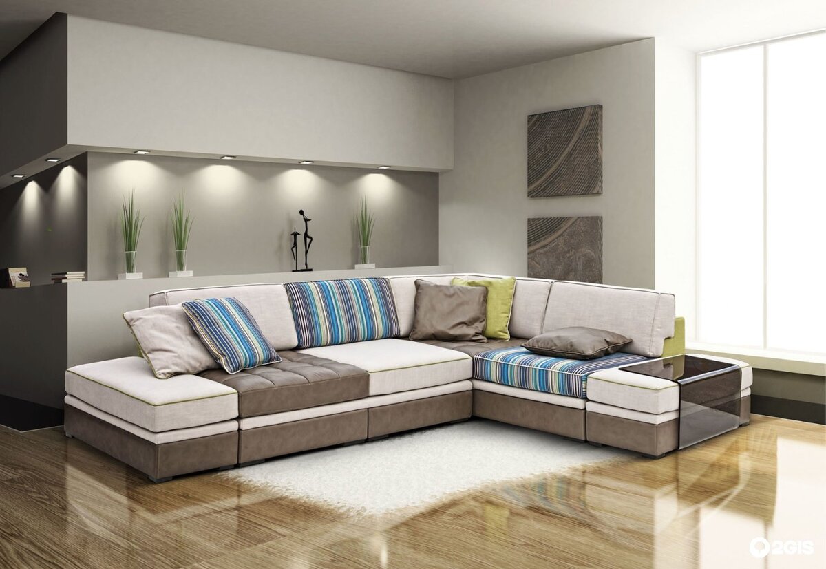 Выбираем красивый и эргономичный диван в гостиную