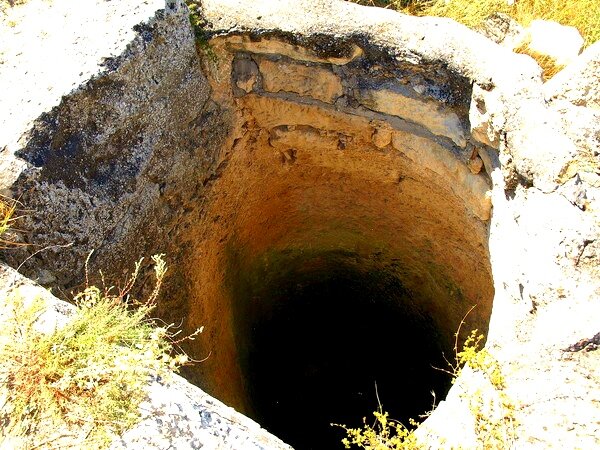 Пробитый шурф.