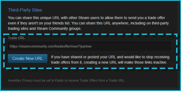 Как посмотреть ссылку на обмен в Steam?