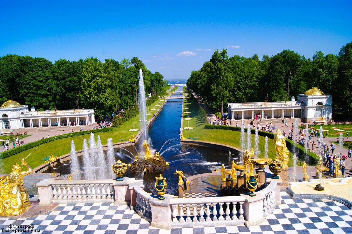 Фото петергофа в санкт петербурге