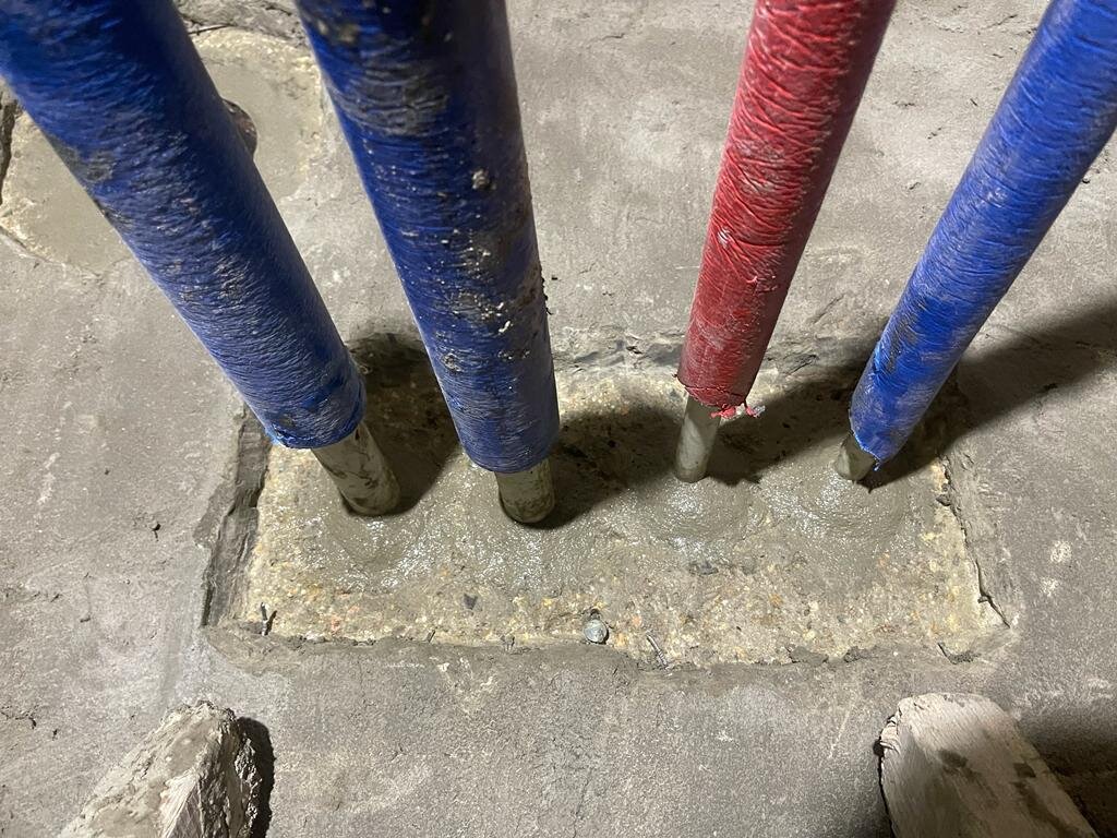 Закладка вводов коммуникации