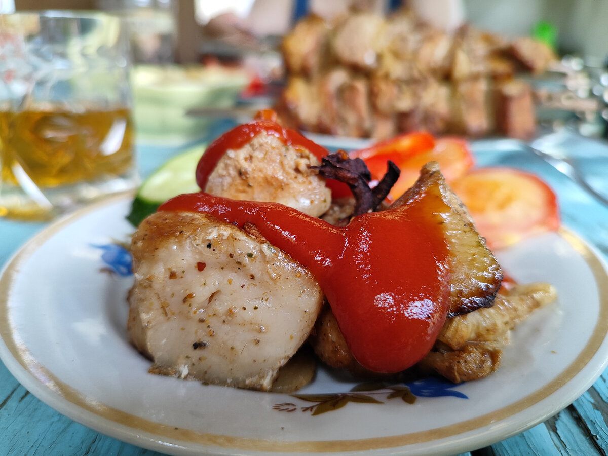 Шашлык в маринаде на основе соевого соуса 