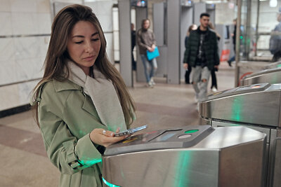    Оплата проезда в общественном транспорте с помощью сервиса Mir Pay ©Предоставлено пресс-службой платежной системы «Мир»