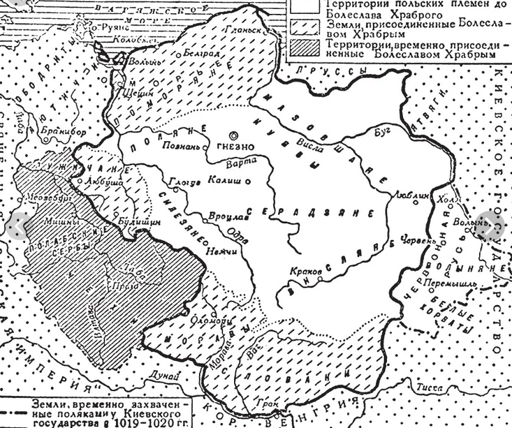 Польша при Болеславе Храбром. Источник: Яндекс-картинки.