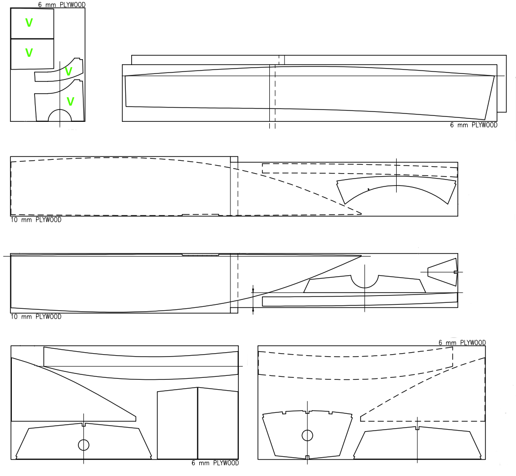 Зелеными галочками отмечены изготовленные детали