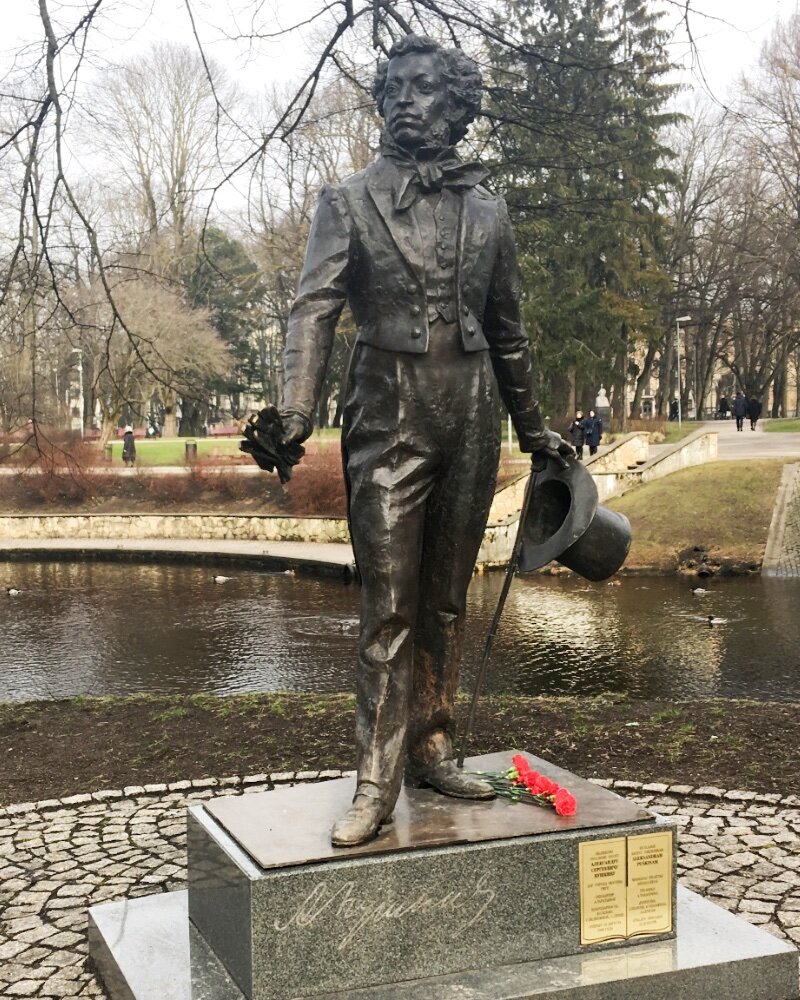 Памятник Александру Сергеевичу Пушкину в Риге