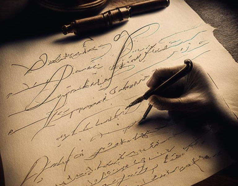 Иллюстрации создан нейросетью "Кандинский 2.0 по моему запросу "врачебный почерк".