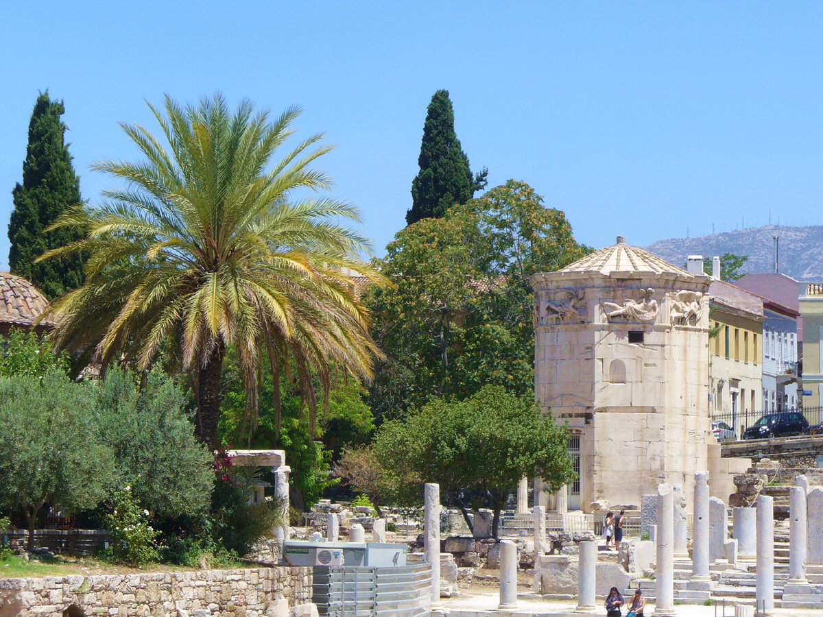 Афины. Башня Ветров. Римская Агора. Фото автора