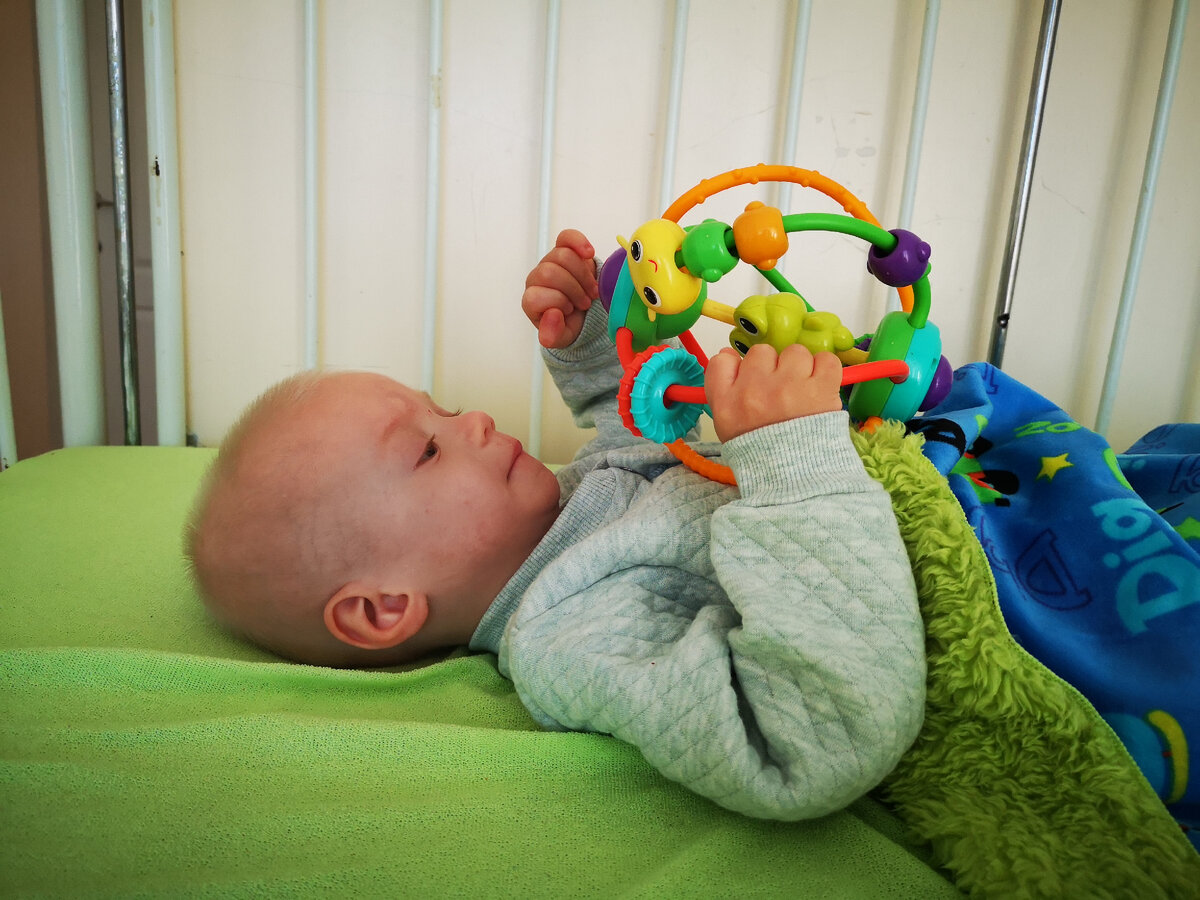 У Серёжи порозовели щёчки в больнице, где ему спасли жизнь