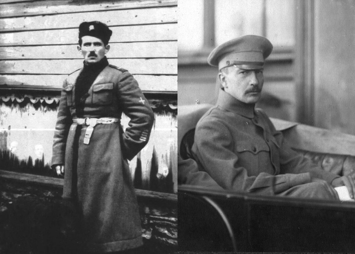 Станислав Никодимович Булак-Балахович (1883 — 1940) и Борис Викторович Савинков (1879 — 1925).