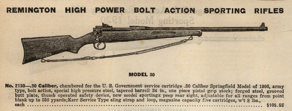Конверсия столетней давности: Remington Model 30