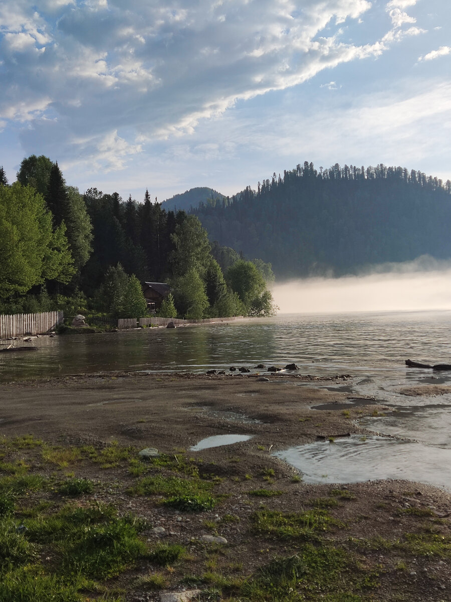 Высокая вода. Телецкое озеро вышло из берегов: трасса в воде, подтопление  домов | АРТбук Ульяновой | Дзен