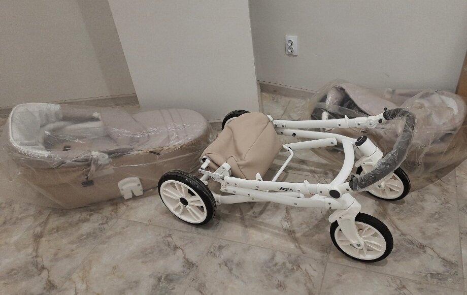 В разобранном виде коляска занимает много места