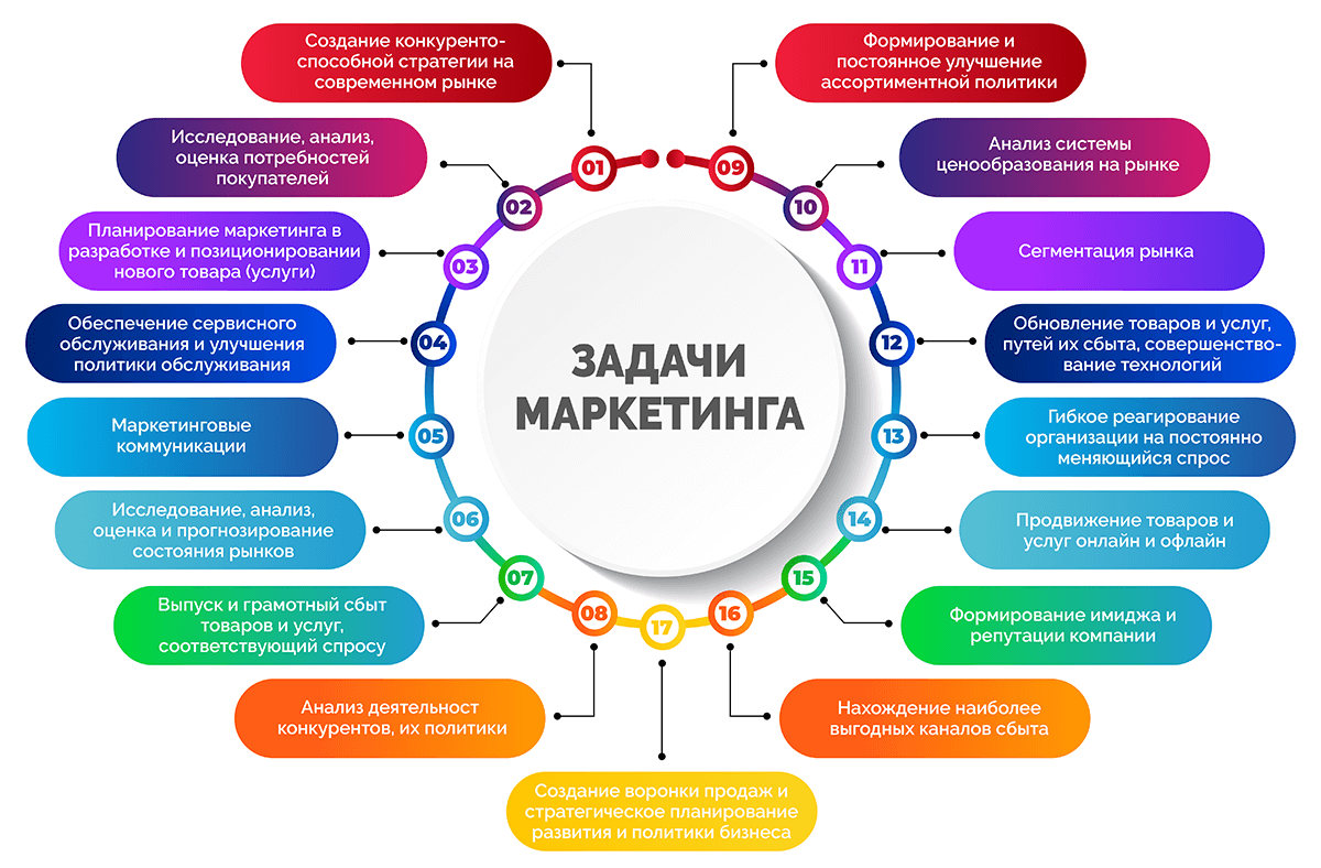 Каковы основные составляющие программы маркетинга проекта