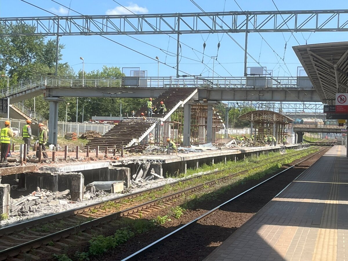 В восточной части ближнего подмосковья реконструируется 🚊«Чухлинка» МЦД D4  («Апрелевка» - «Железнодорожный») | РМТМ | Развитие Метрополитена и  Транспорта Москвы | Дзен