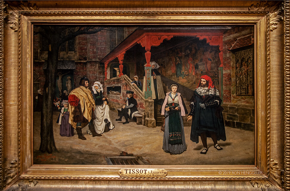 Джемс Тиссо. Встреча Фауста и Маргариты. 1860
