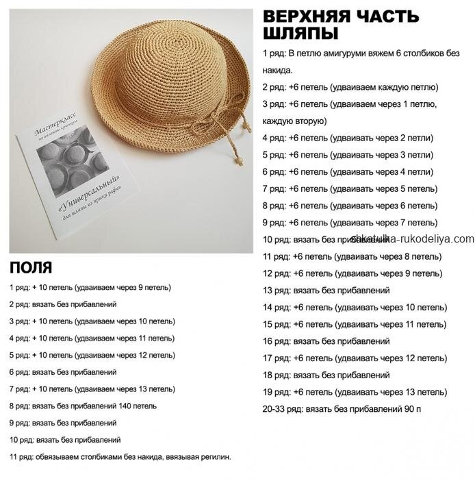 Вязание детские шляпки панамки ( на заказ).