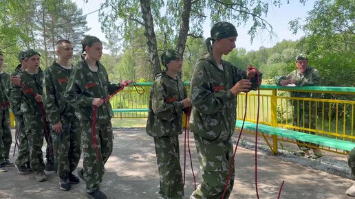 А вот и участники 2 смены военно-исторических сборов «Бородино-2023»