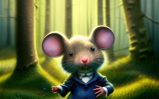 Жил-был умный мышонок-доктор по имени Мышкин. Он жил в лесу и лечил всех зверей, которые к нему обращались за помощью.