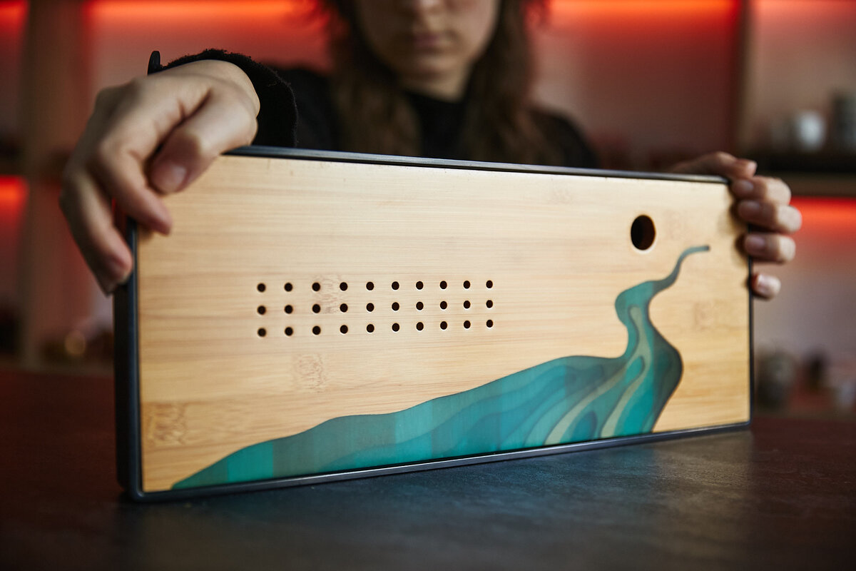 Чабань река 38.5 x 15 x 3.5cm бамбук - 3 500р 