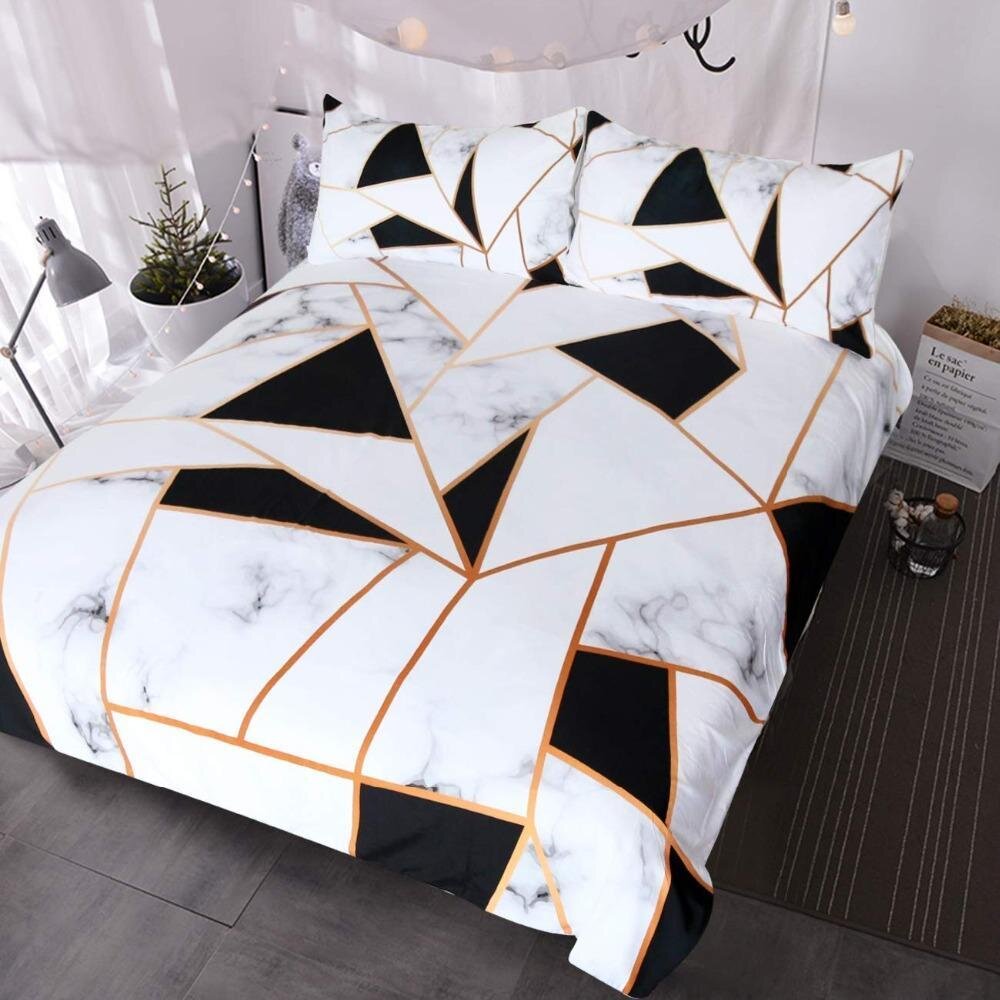 "Stylish Geometry: Abstract Pattern Bedding"