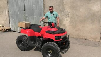 ATV HAMMER-3, 300 куб.см. на кардане, образец. Обзор.