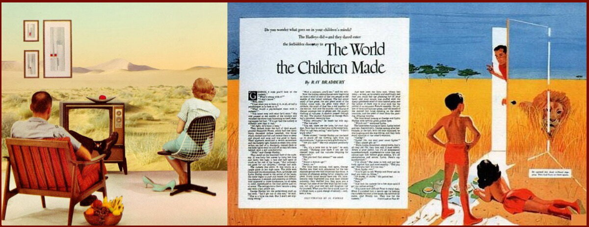 Первая публикация рассказа в Saturday Evening Post, 23 .09. 1950,  «The World the Children Made»