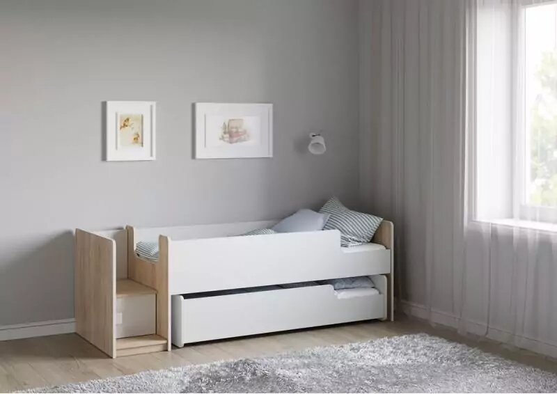 Купить выдвижную кровать для двоих детей с доставкой от производителя в интернет магазине Astron
